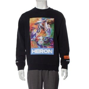 Heron Preston graphic print crew neck sweatshirt